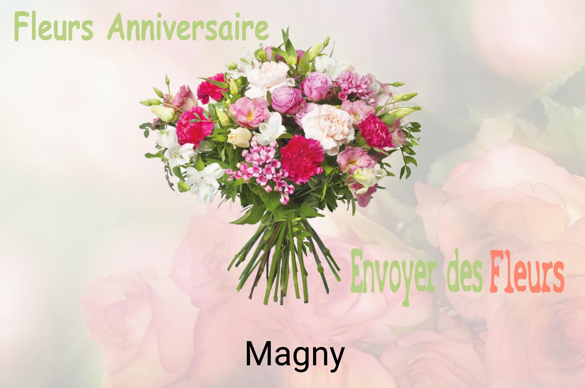 Bouquet de fleurs d’anniversaire livré à Magny